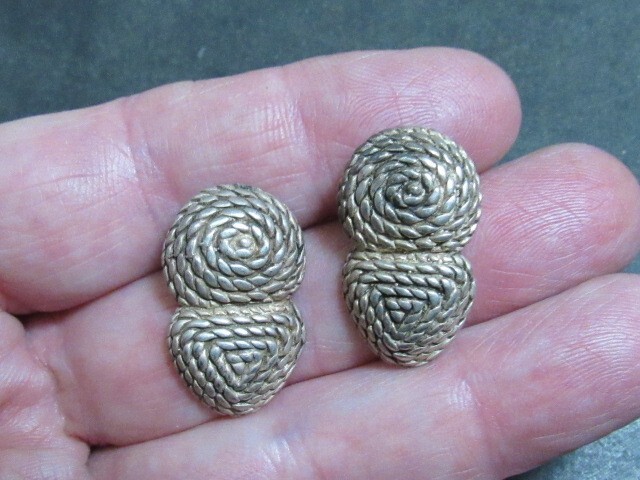 southwestern  style earrings sterling