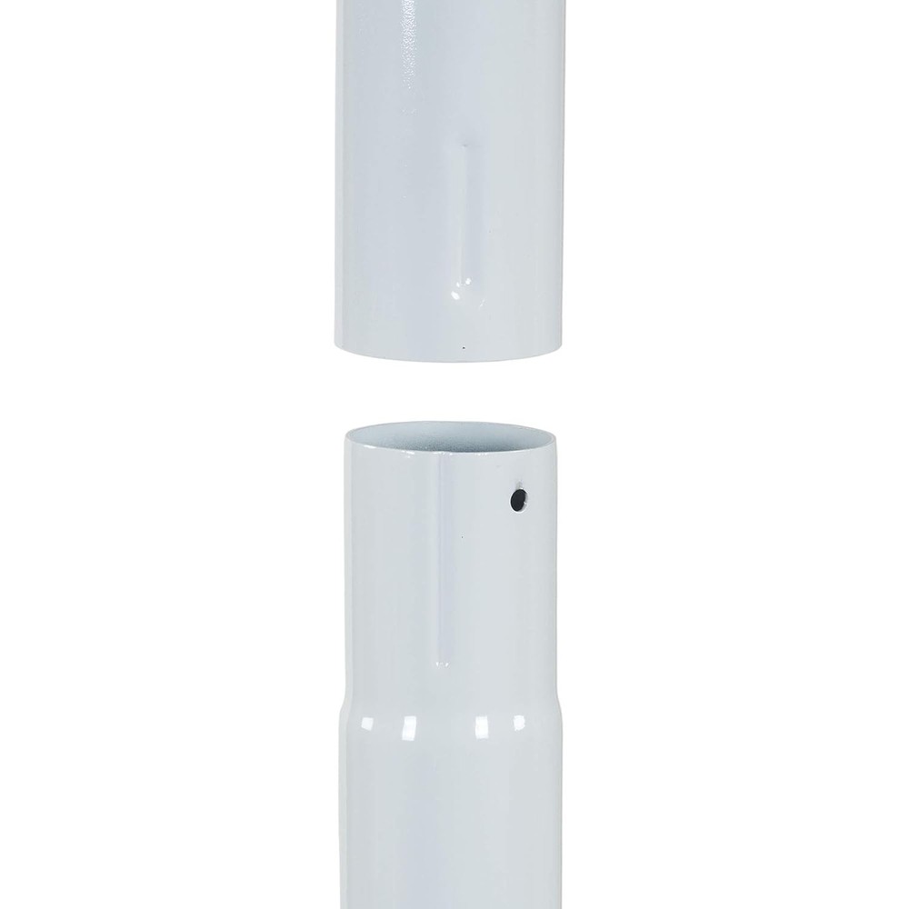 Mega Outdoor Clothesline Single T-Post White