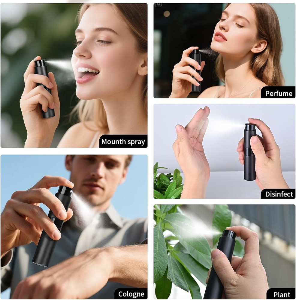 ​​Perfume Travel Refillable Atomizer 8ML (3PCS) - Empty Cologne Spray Bottle