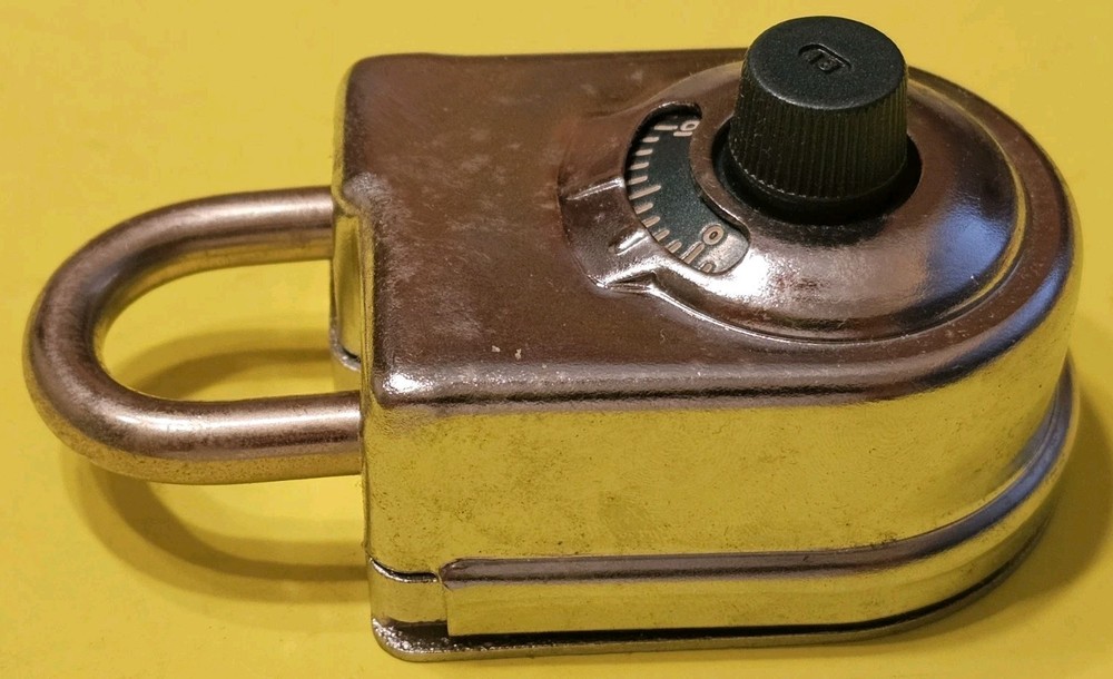 HIGH SECURITY PADLOCK COMBINATION SARGENT & GREENLEAF 8077 LOCK RARE