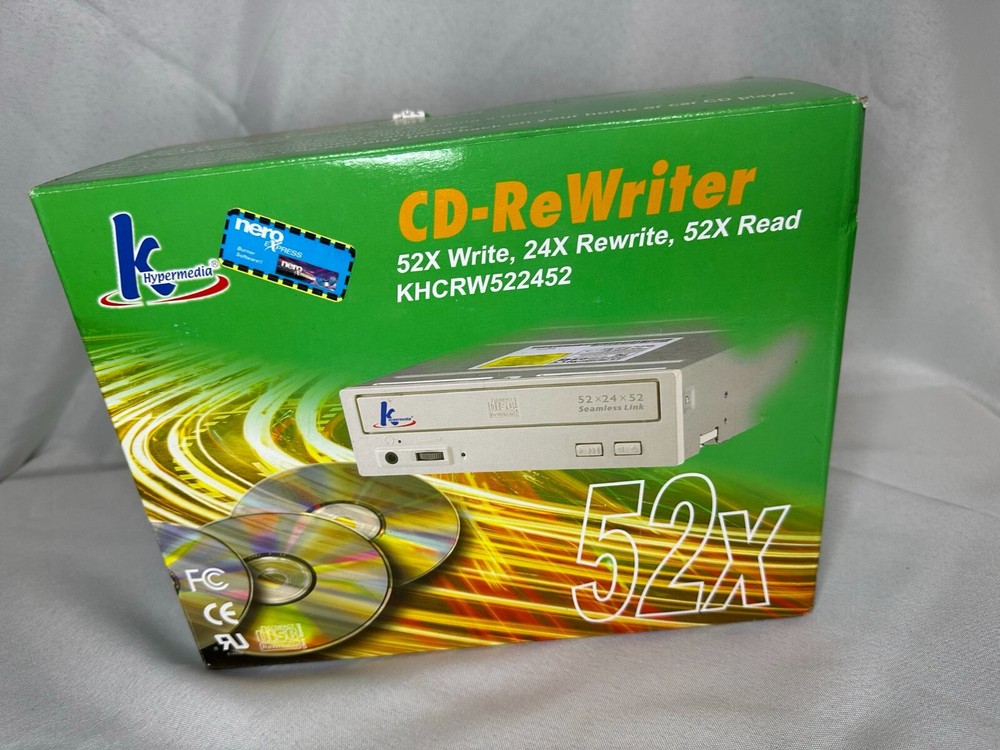 CD RE-WRITER K Hypermedia INTERNAL - 52X WRITE - 24X RE-WRITE - 52X READ