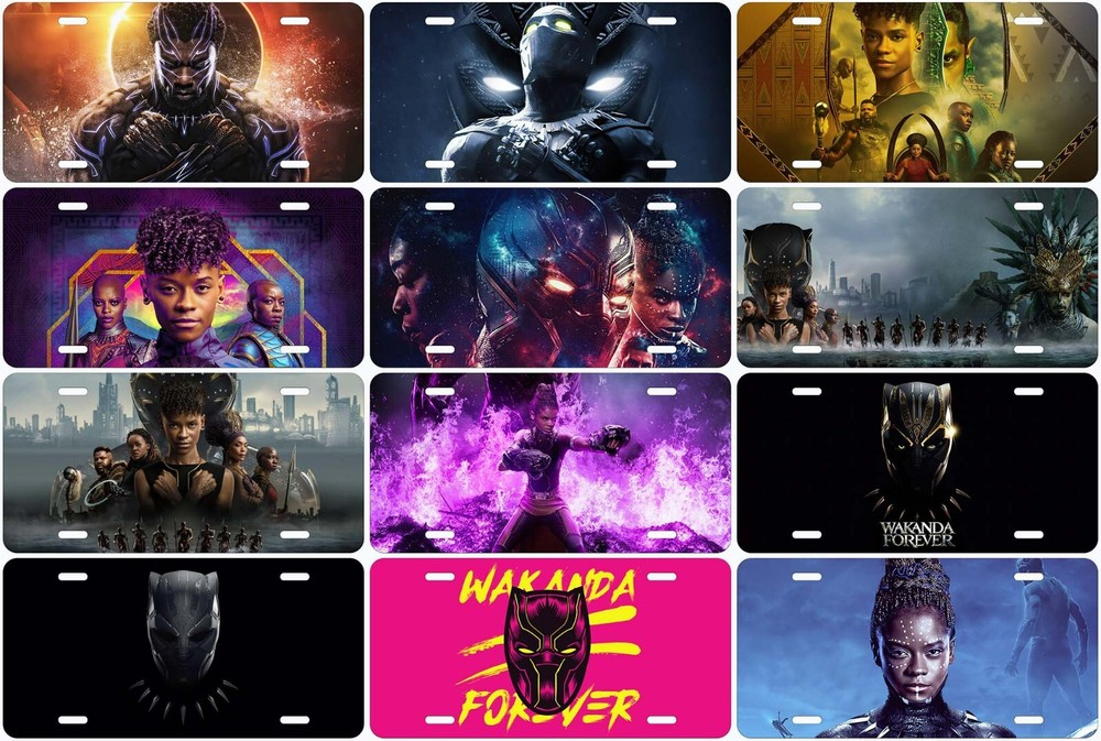 Wakanda Novelty Auto Car License Plate