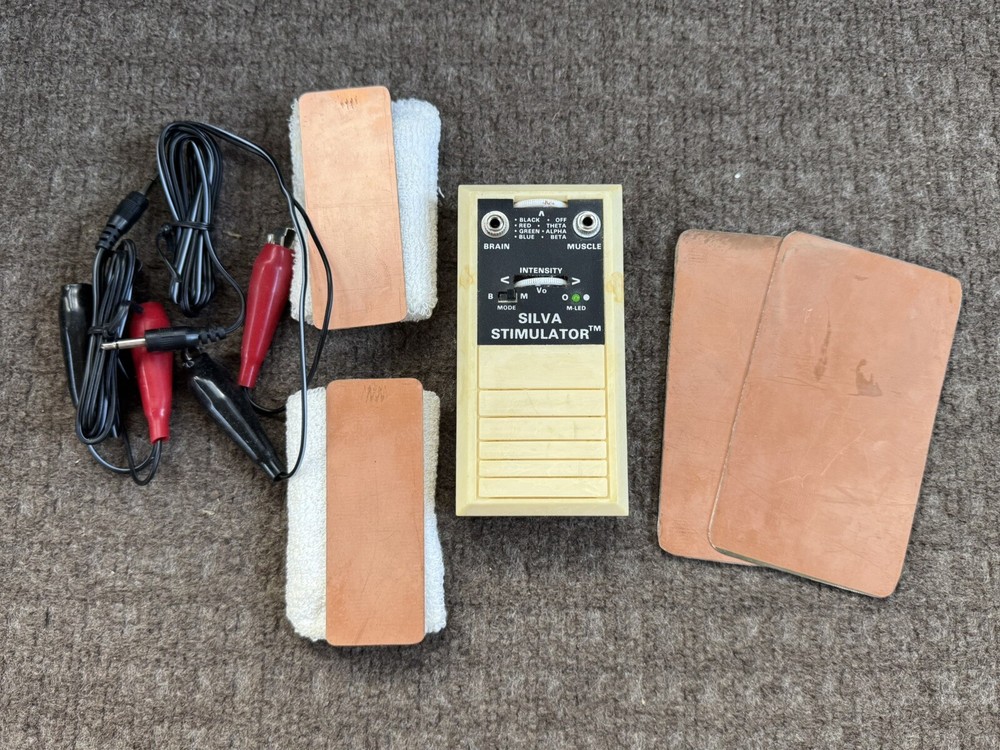 Silva Method Stimulator Mind Control Device Jose Silva Psychorientology Plates