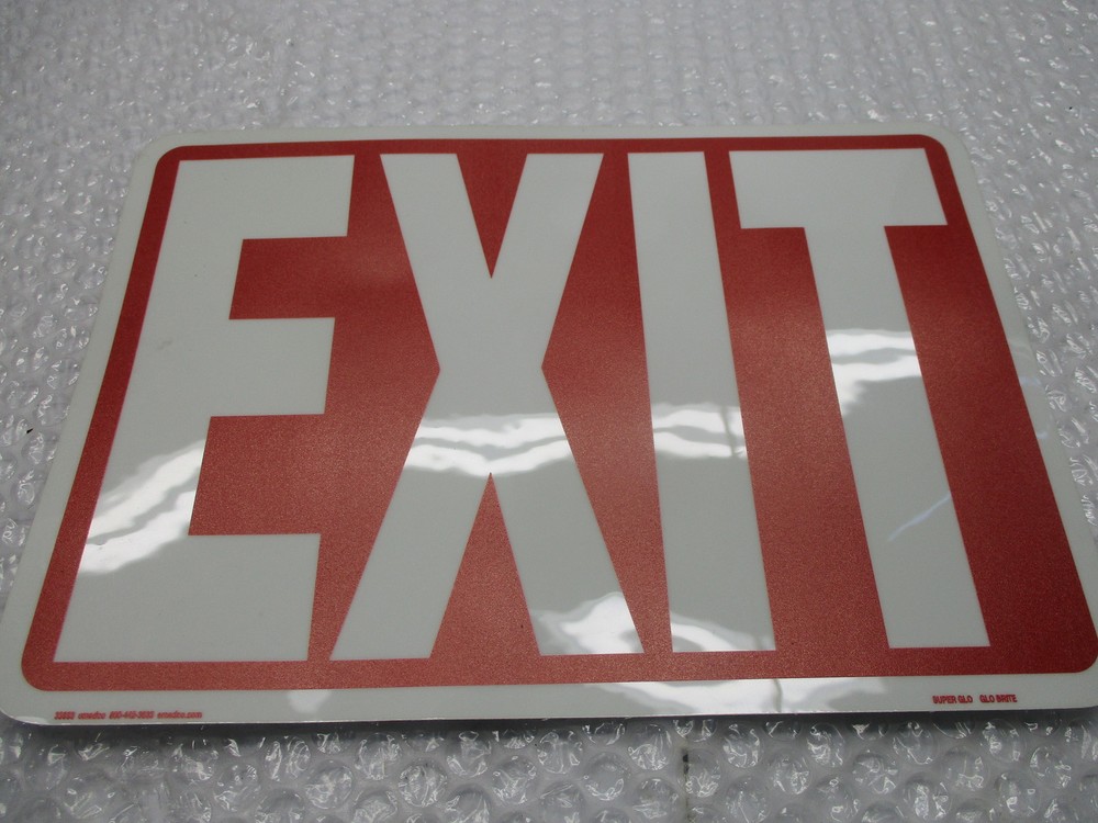 EMEDCO Y1010191 EXIT SIGN NSNP