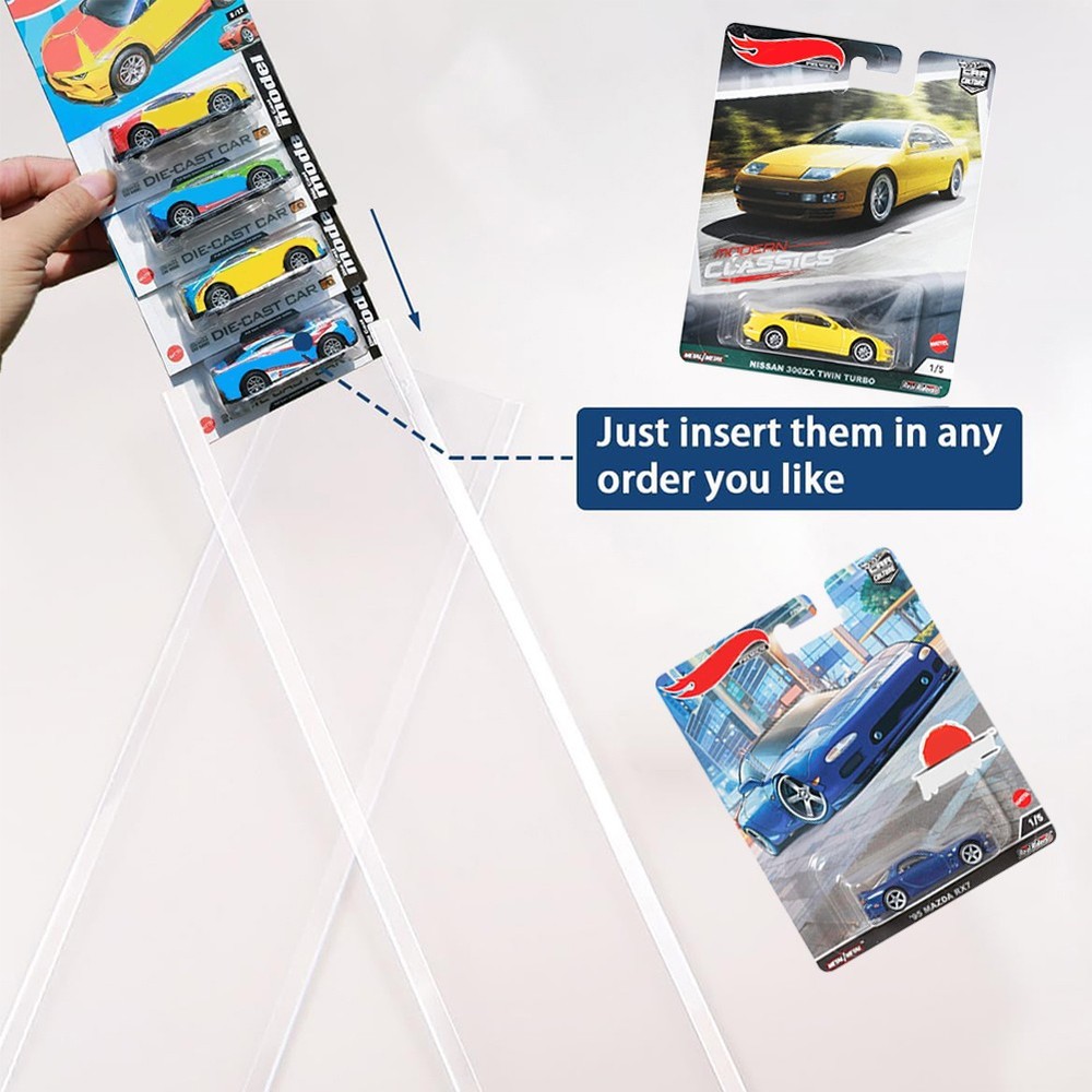 10Pack Diecast Display Case Wall Mountable For Hot-Whee~ Premium Series