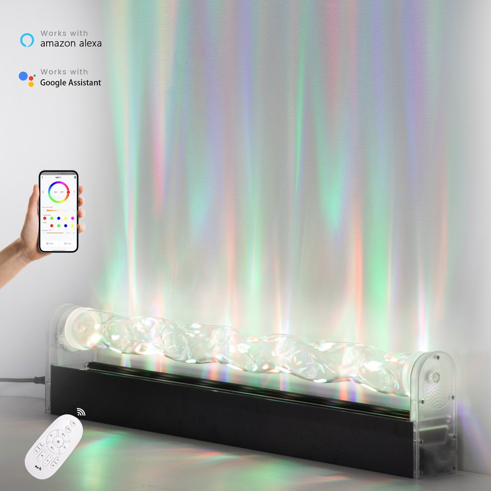 RGBW LED Ocean Wave Light Projector,Multi Dynamic Effect Wash Wall Light Ambient