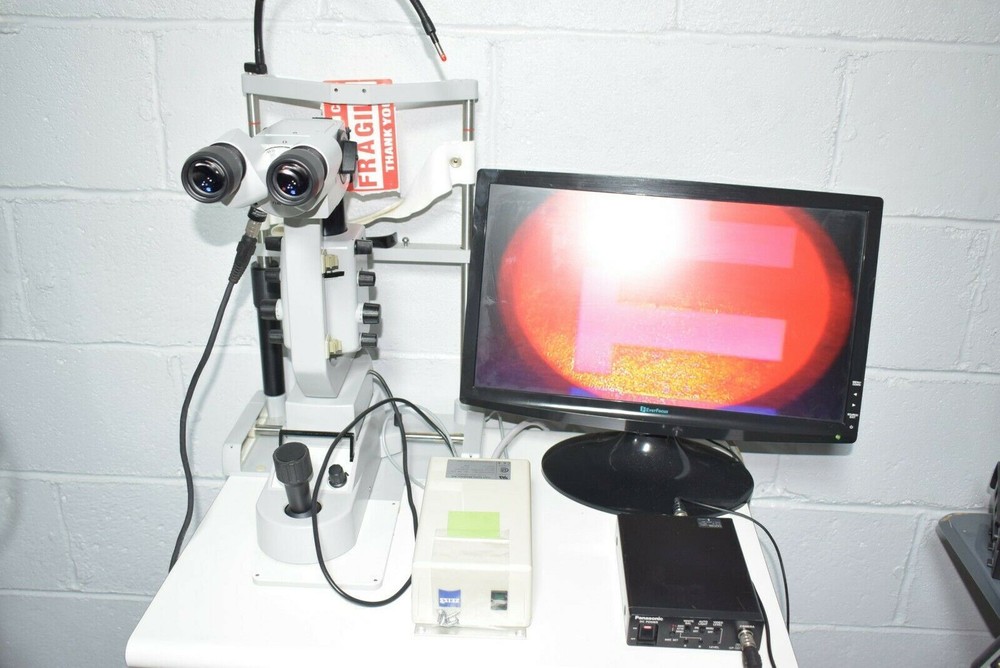 Zeiss slitlamp and microscope video system