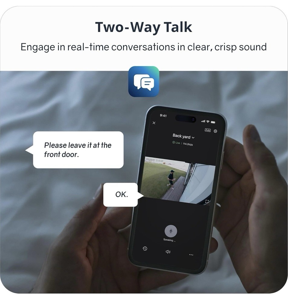 Add- on Wireless Security Camera(Works with Hub Only), 4K UHD
