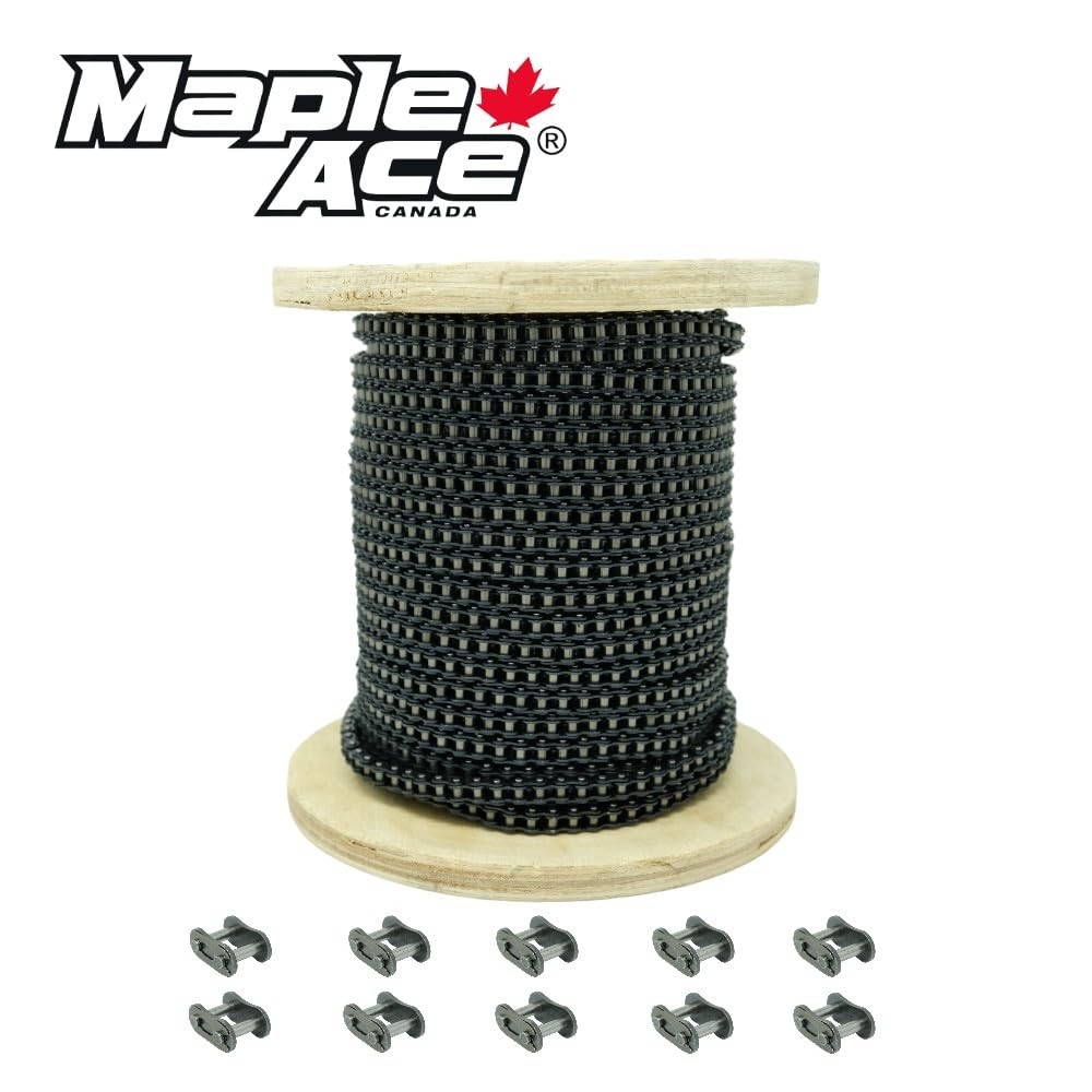 #25 Roller Chain 100 Feet plus 10 Connecting Links