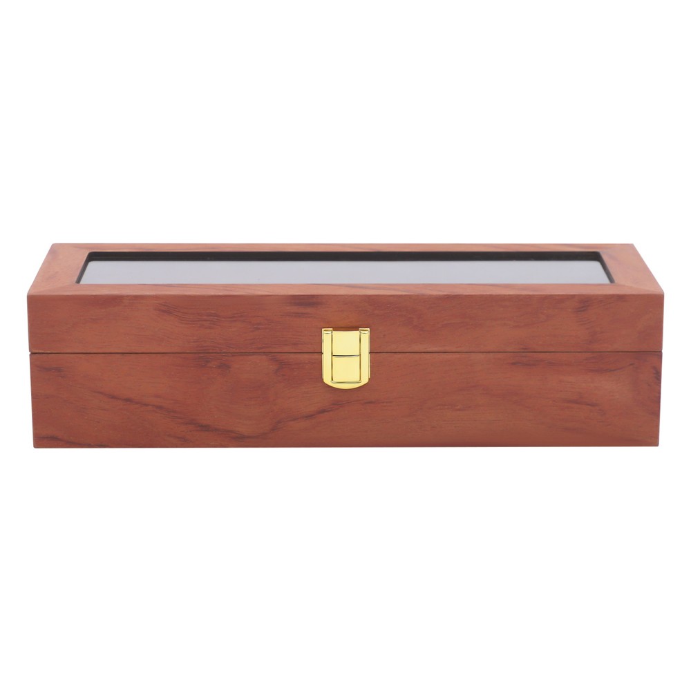 Watch Storage Box 6-Compartment Watches Display Case Storing Organizing Holder