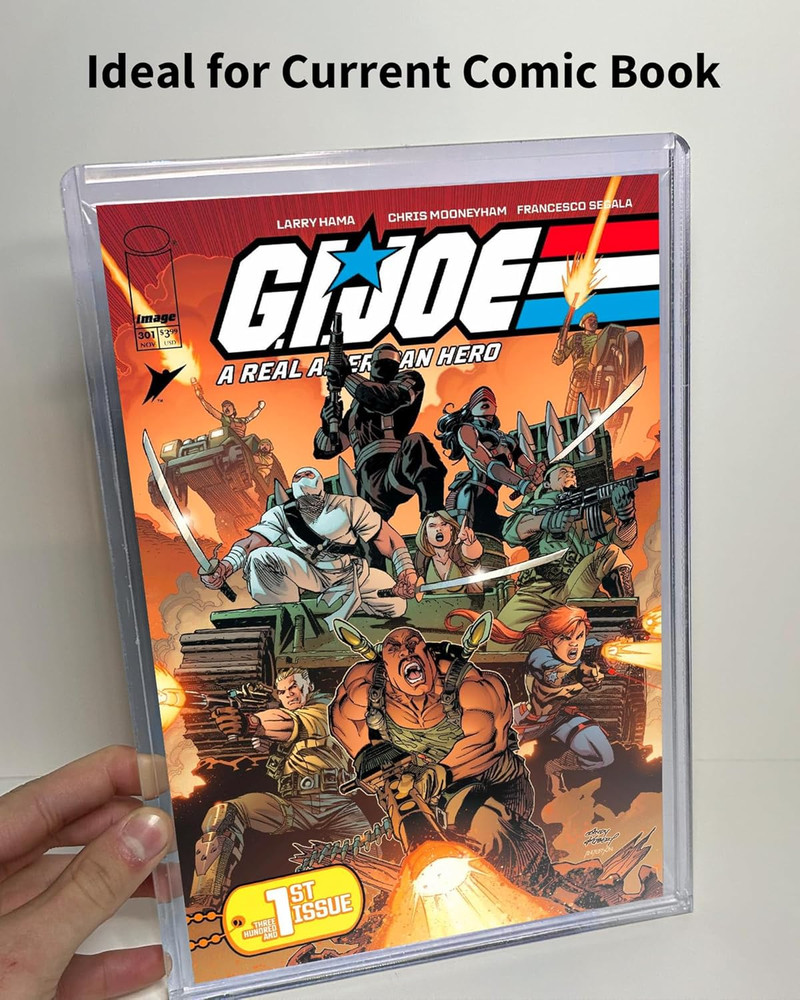Comic Book Top Loaders for Current, Current Comic, Clear Light Blue