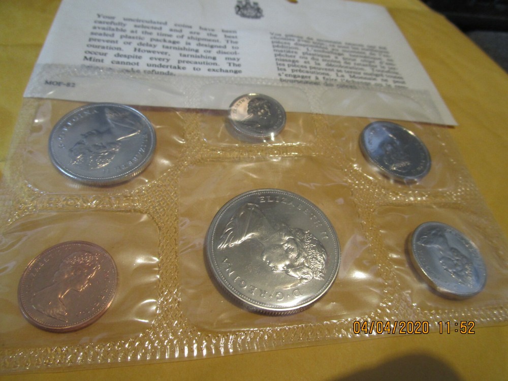 1970 Canadian Mint Set +++++ 6 Coins