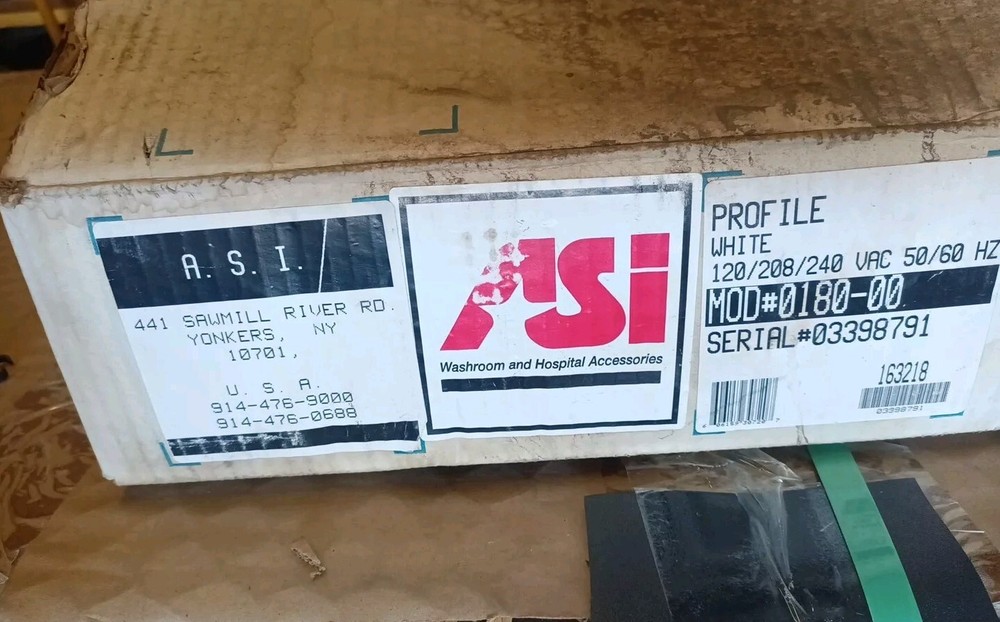 Hand Dryer 0180-00 ASI - White