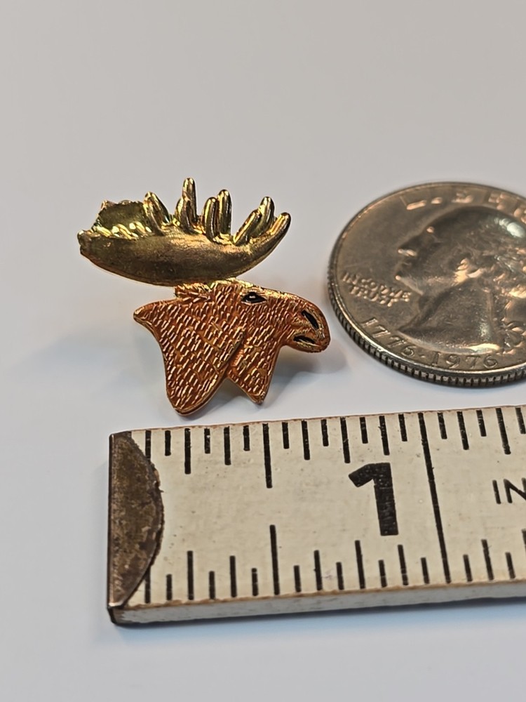 Moose Head Lapel Pin
