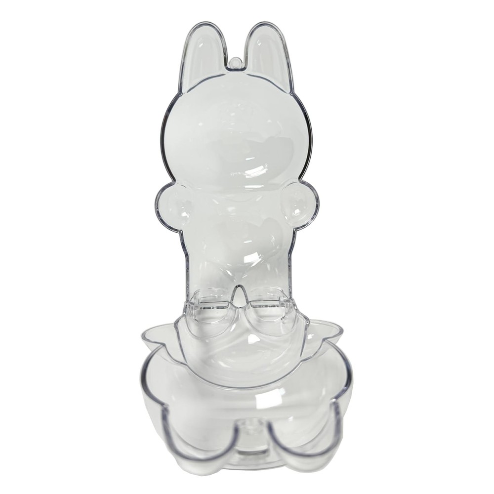 Protective Case Compatible with LABUBU Exciting Macaron, (Figure Transparent