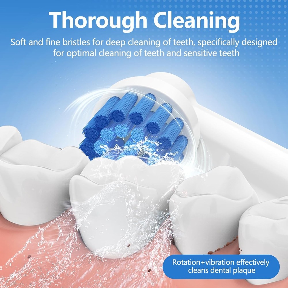 Soft Bristle Sensitive 1 Count (Pack of 12), 12 Pcs Clean
