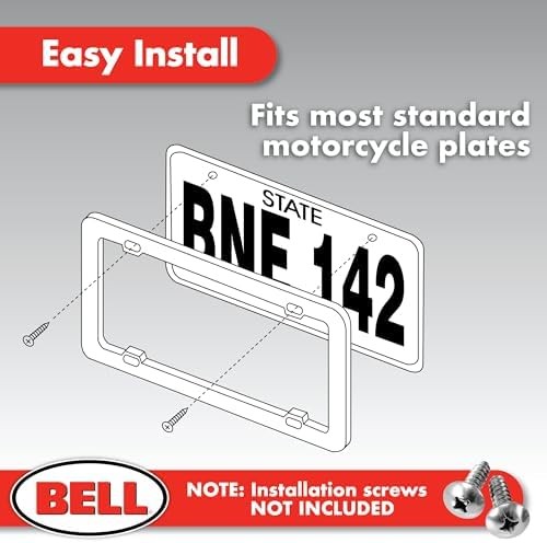 Motorcycle License Plate Frame Chain