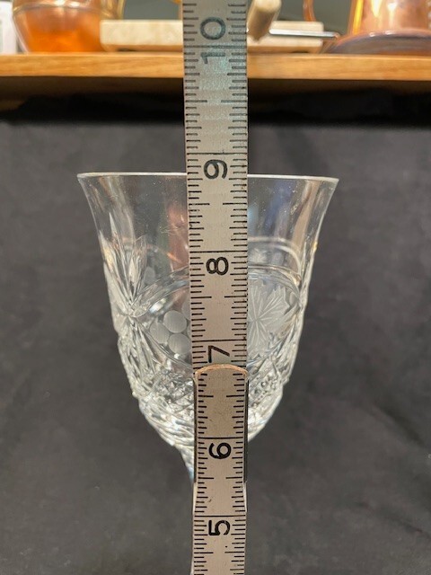 Chardoney Crystal Clear Tall Water Goblets 8 7/8"