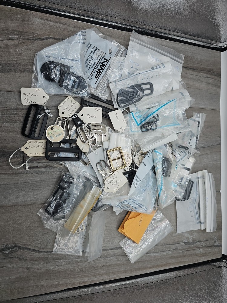 100 Misc 1/4 " To 3" Loops, Cord Webbing Rings