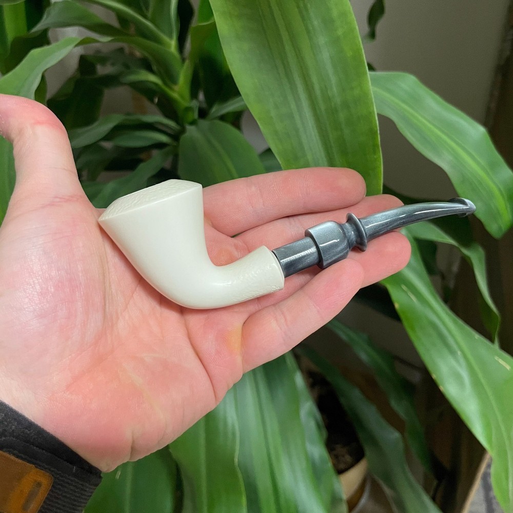 S.Yanik Meerschaum Pipe Small Calabash Smoking Pipe