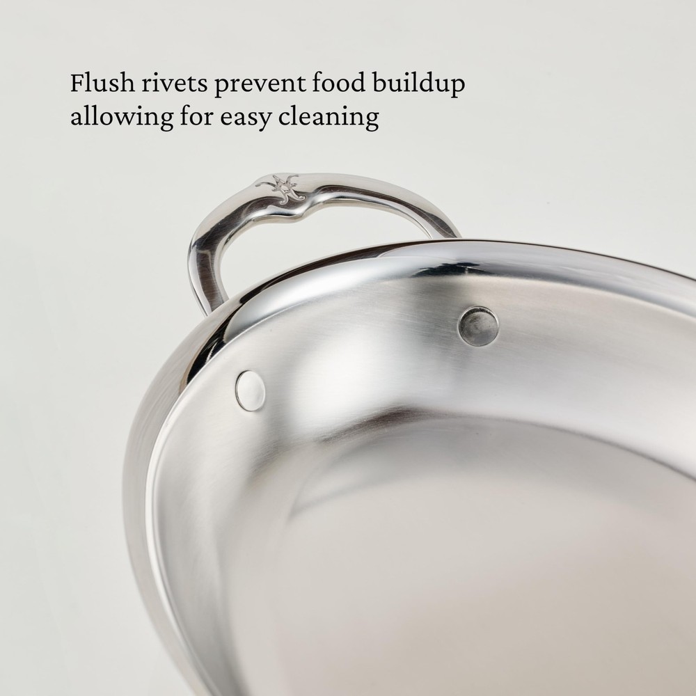 Provisions Medium Clad 2-Quart Stainless Steel Oval Au Gratin