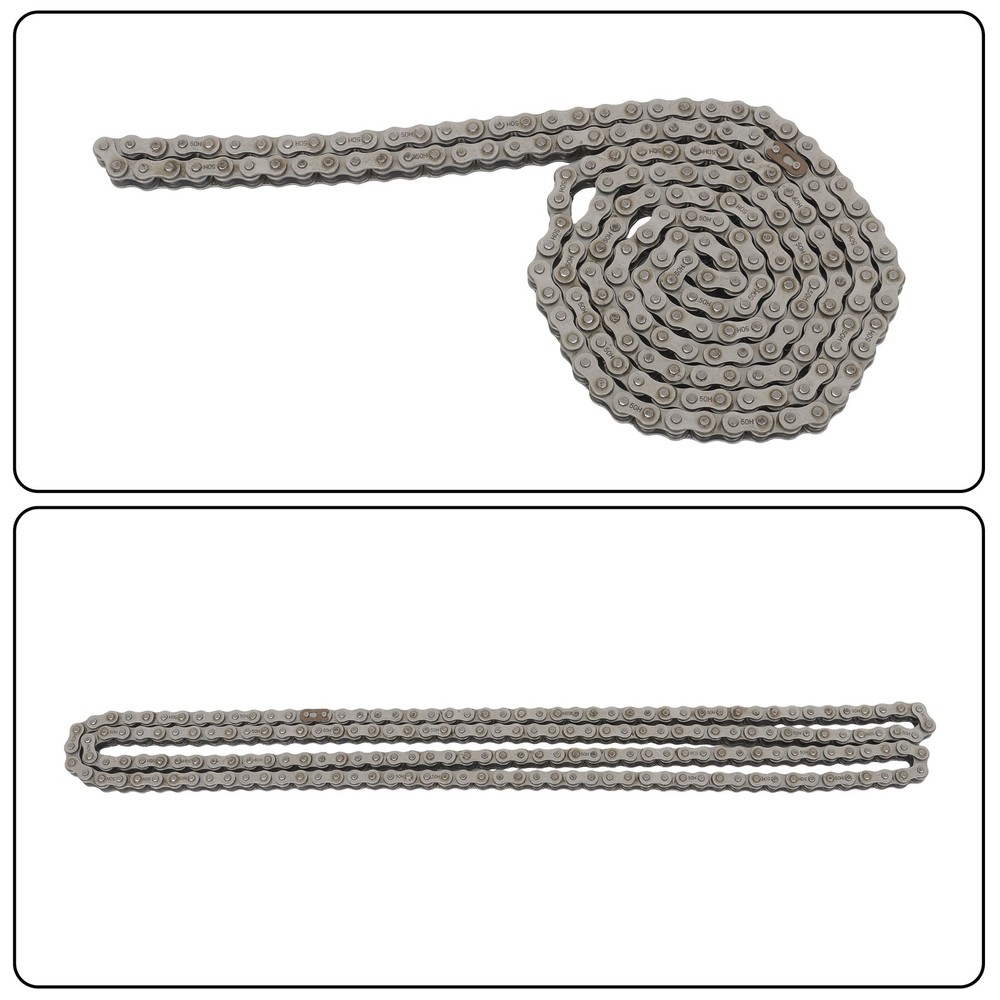 #50-2 Duplex Roller Chain 10 Feet with 2 Connecting Link