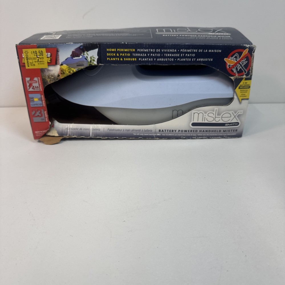 Mistex Smith Battery Powered Handheld Mister For Water Based Insecticides