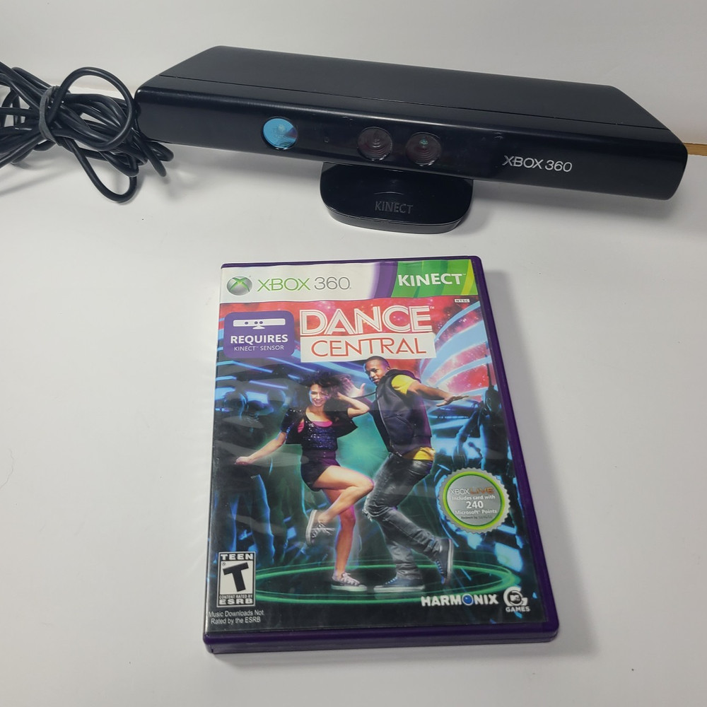 Microsoft Xbox 360 Kinect Sensor with Kinect Dance Central Game