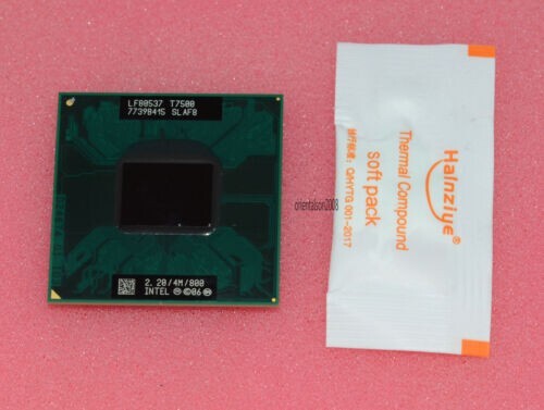Intel Core T7500 2.2GHz 800MHz Cache Socket P CPU Processor SLAF8 Tested