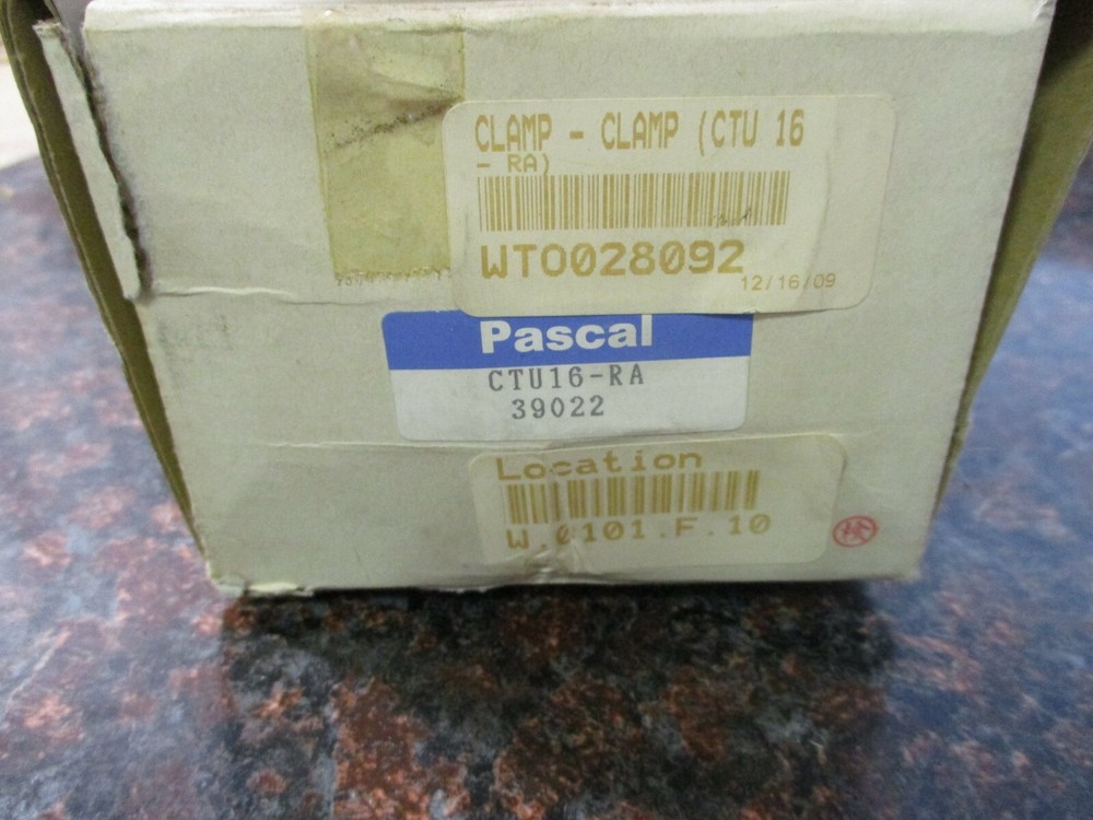 PASCAL CTU16-RA SWING CLAMP NOS FREE SHIPPING