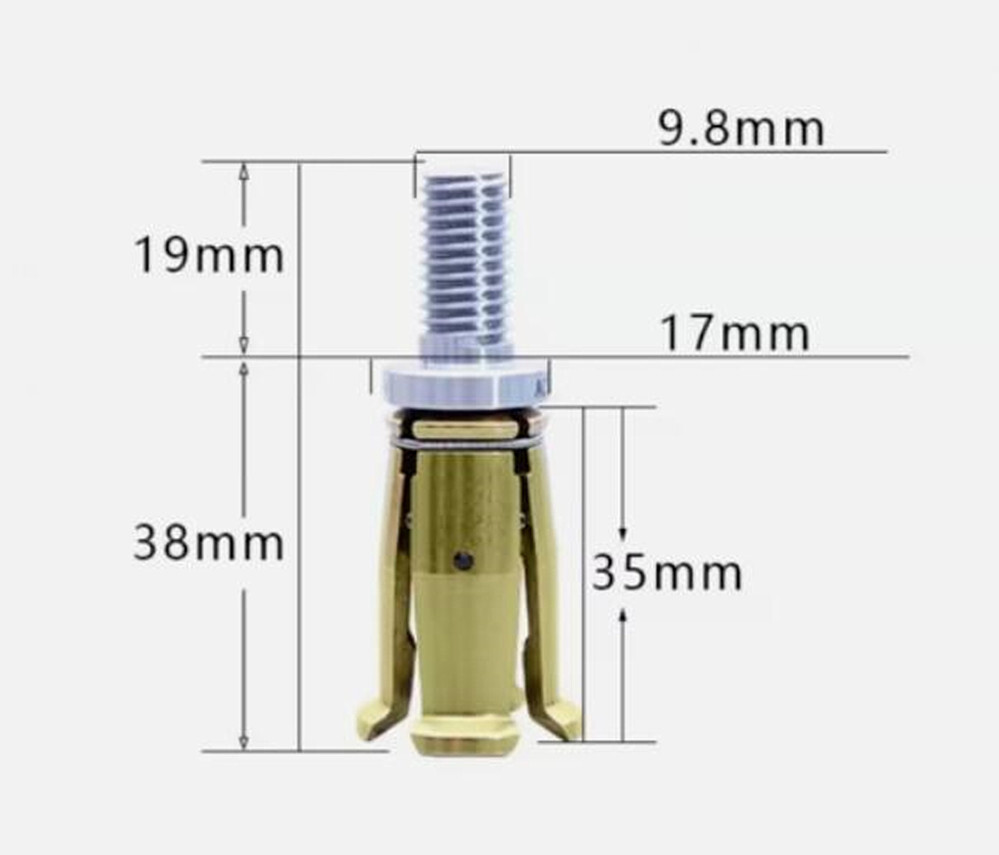 1x BT30 4 Petal Clamp Pull Claw Tool CNC Spindle 45 Degree Outer Screw Pull Part