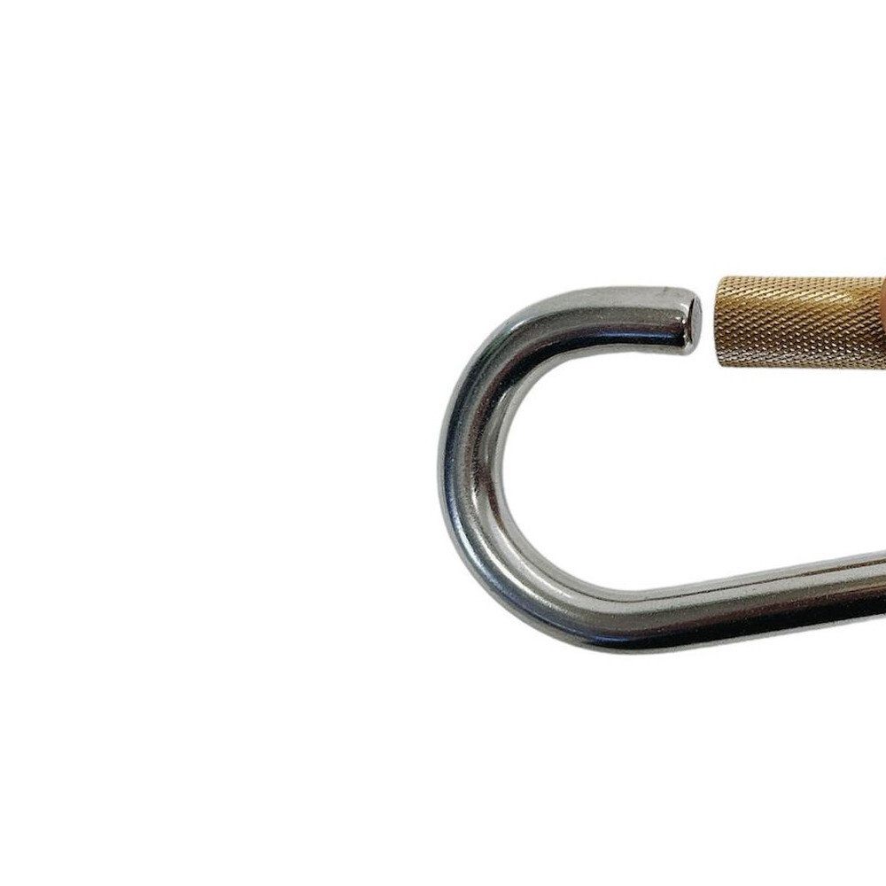 7/16" Stainless Steel Quick Link Spring Loaded Lock,Copper Spring Gate,880Lb WLL