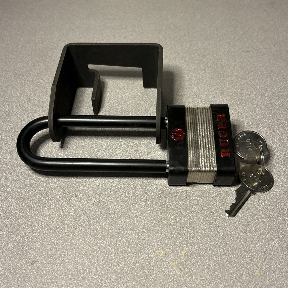 Ruger Firearm Padlock with Hasp & 2 Keys