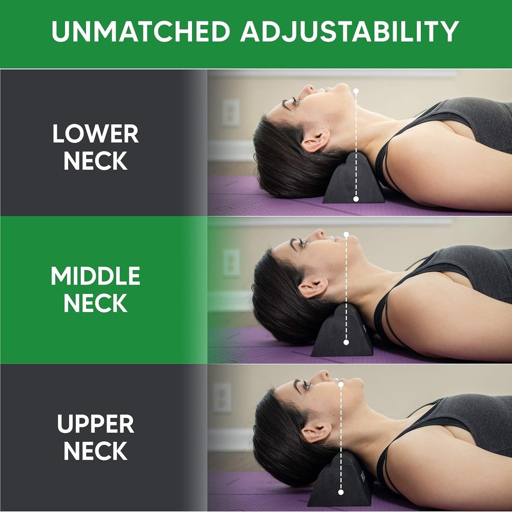 Adjustable Cervical Traction Block, Headache Relief
