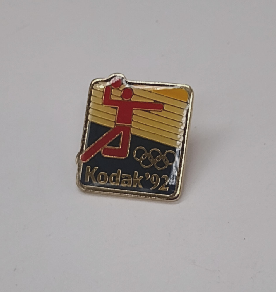 Kodak Sponsor '92 Olympics Lapel Pin