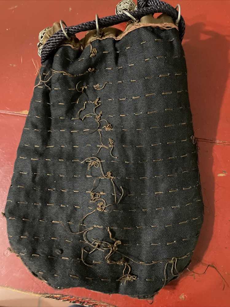 vintage cinch beaded purse