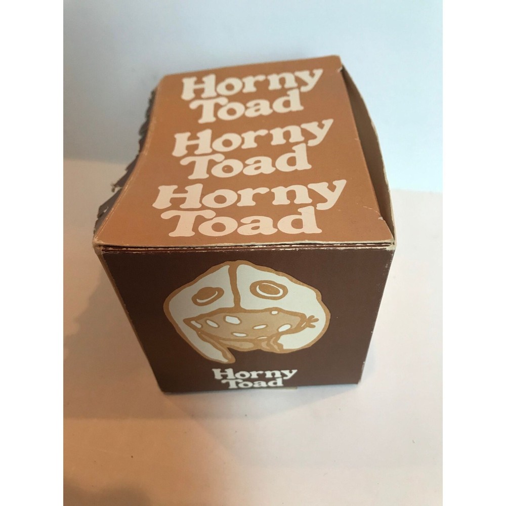 Vintage Mature Horny Toad MACHO TOAD Adult Gag Gift Toad Ranch 1976 Original Box
