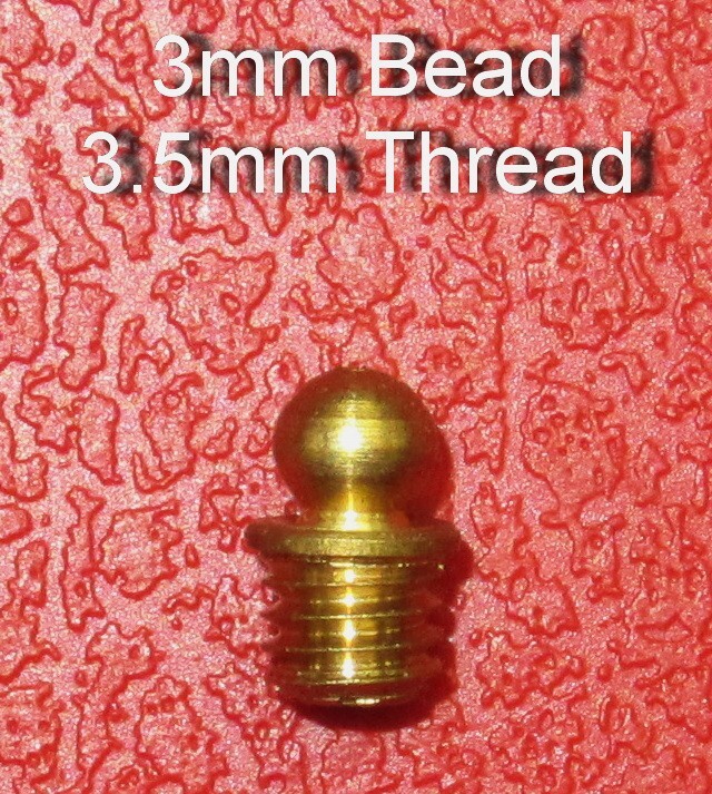 Brass 3.5mm Shotgun Bead