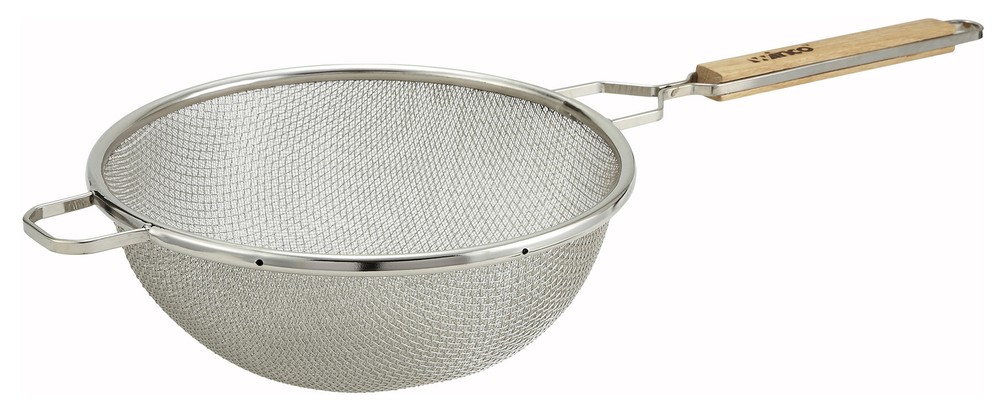 10-1/4" Double Mesh Strainer, Medium, Nickle Plated (12 Each)