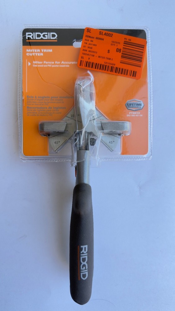 RIDGID FT6012 Miter Trim Cutter - Gray