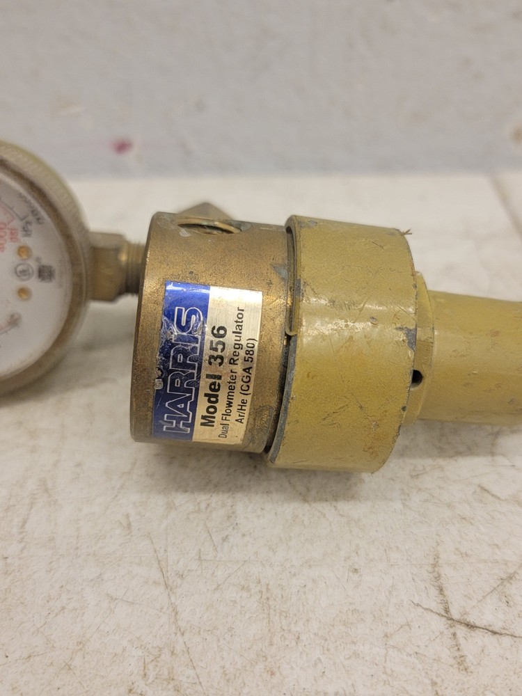 Harris Model 356 Dual Flowmeter Regulator Incomplete 👁