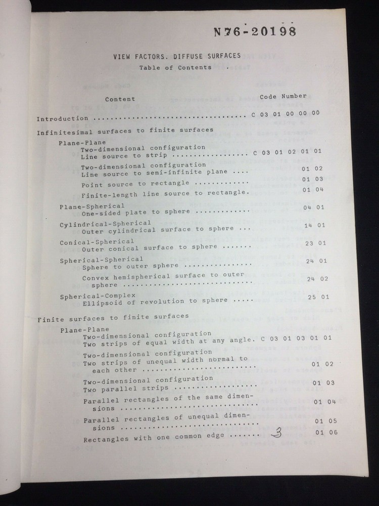 1975 SPACECRAFT THERMAL CONTROL DATA, VOLUME 1, US NATNL TECHNICAL INFO SERVICE