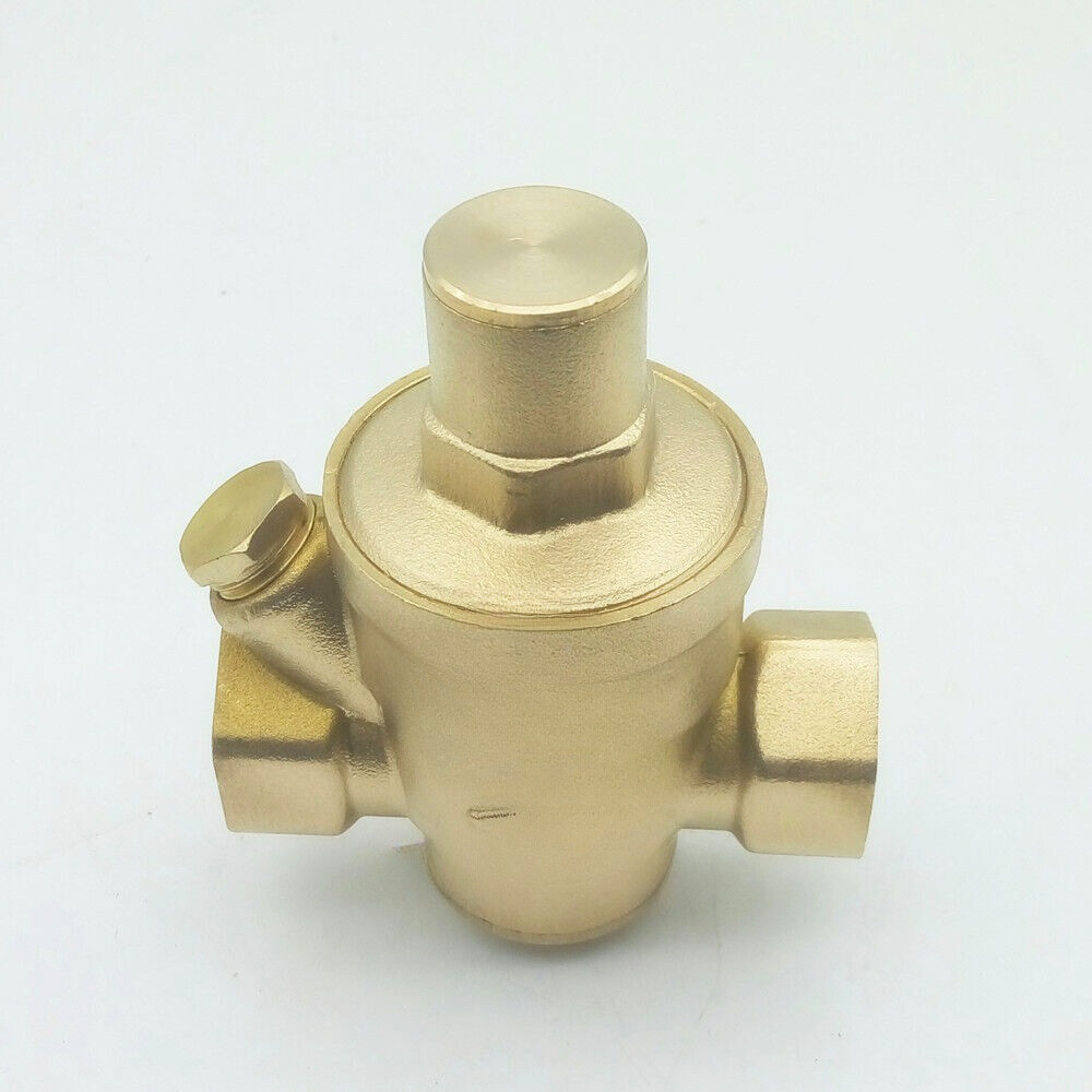Brass Water Pressure Reducing Valve With Gauge Flow Adjustable 1-1/2'' DN40 Bspp