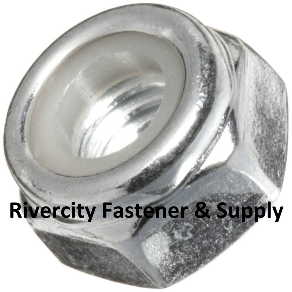 (5) 5/8-11 Nylon Insert Lock Nut Thin / Jam / Half thick NTE Series 5/8x11