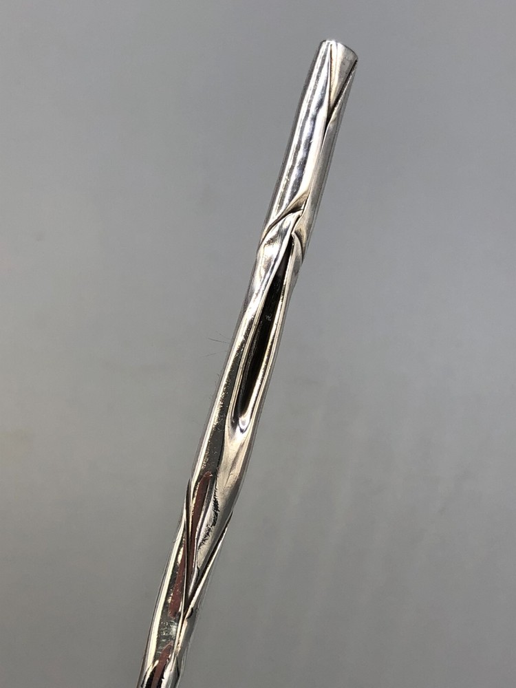 Antique Serving Olive Fork 6.75", handle looks like a branch