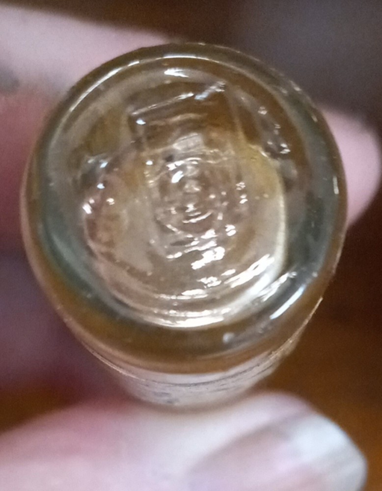 Vintage Clear Colgate After Shave 3" Empty