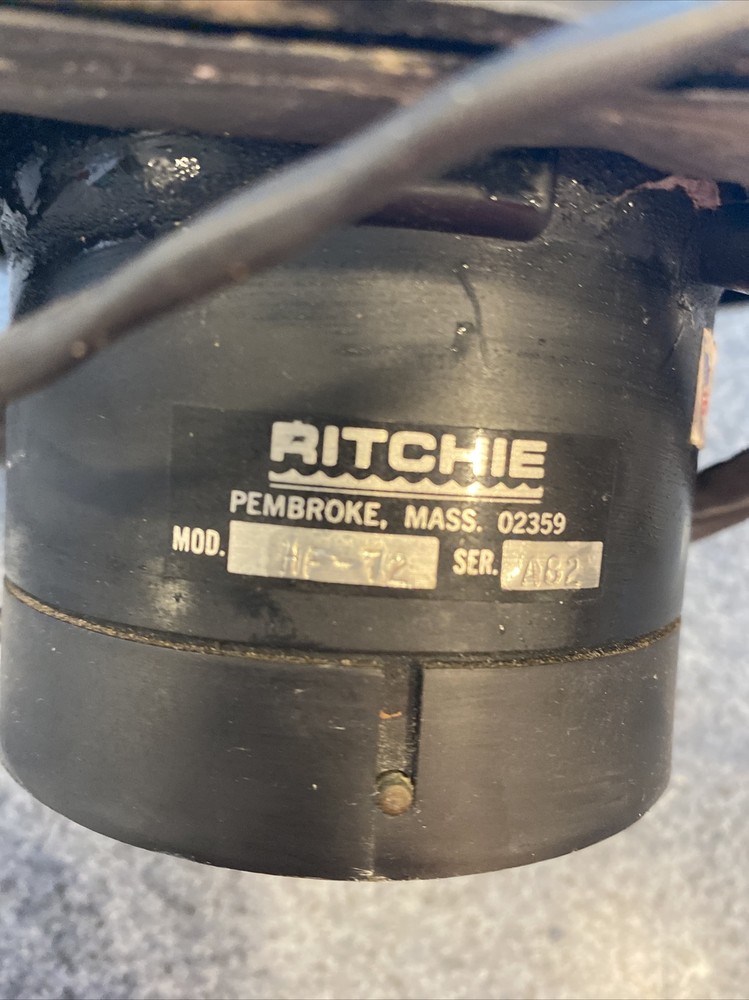 Ritchie Powerdamp Plus SS1000 Compass Blue Dial