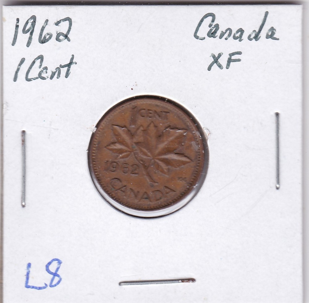 1962 Canada Cent L8