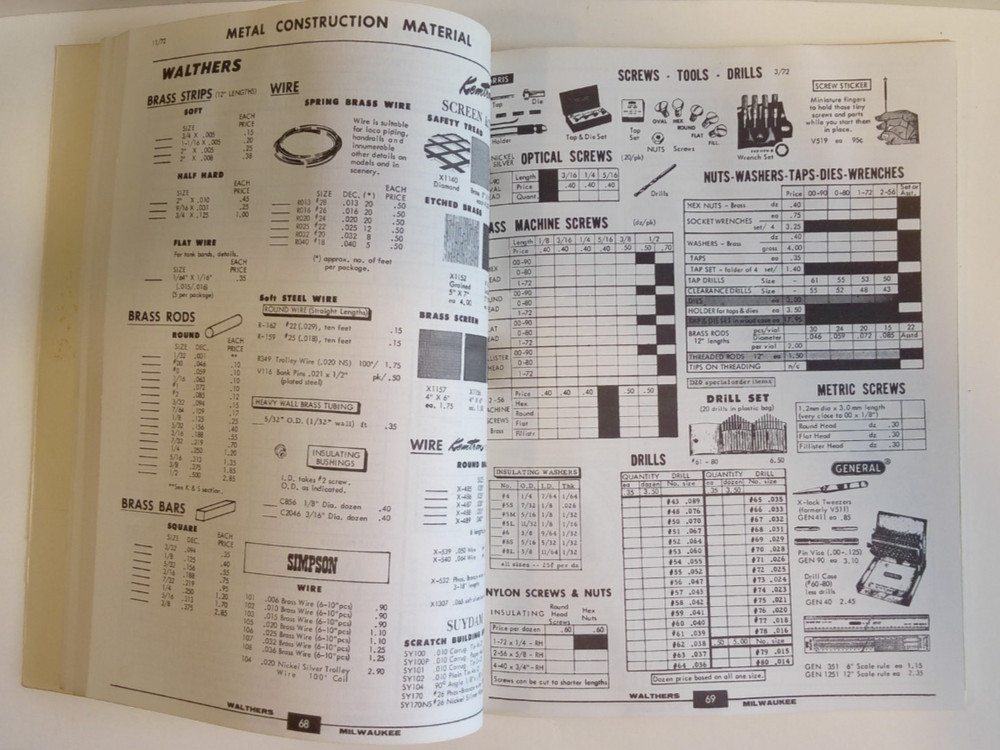 Vintage Walthers 1973 O Scale Catalog & Model Railroad Reference Manual