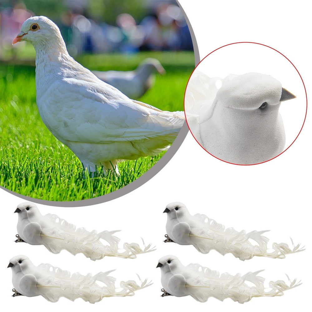 Artificial Bird D??cor Christenings Cute Decorative Feathers For Wedding